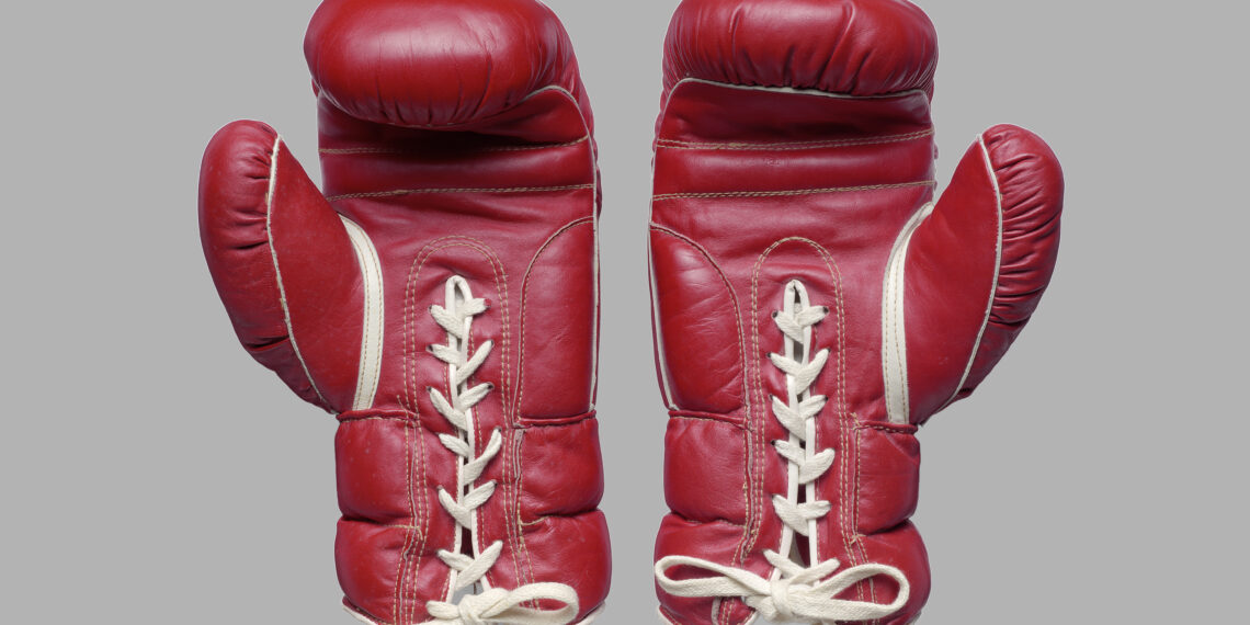 Boxhandschuhe von Max Schmeling, Rindsleder, Deutschland, um 1970
Foto: DLM, M. Url