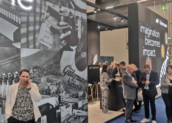 Auf der Texprocess 2024. Foto: Manfred Willsch